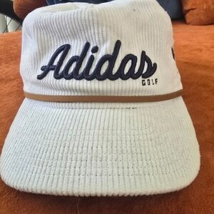 Adidas Off White and Tan Golf Hat
